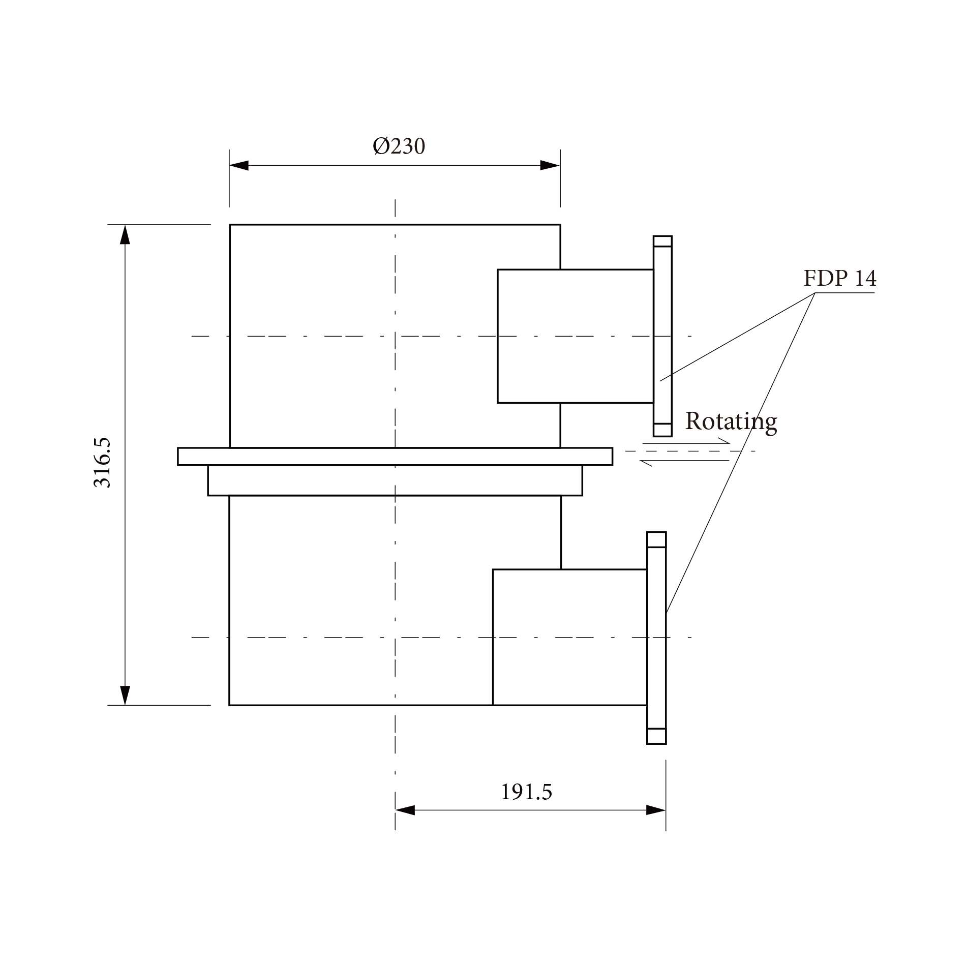 ��·������ת�ؽ�RJ153114 1.4 �C 1.6 GHz FDP14 ��ͷ
