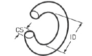 波导衬料——带‘O’形断面的模制圆形